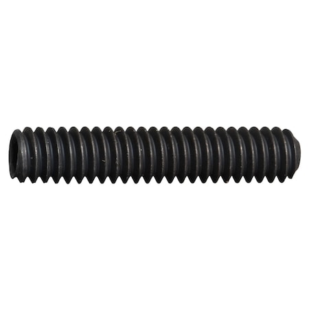 Midwest Fastener 1/4"-20 x 1-1/4" Black Oxide Steel Coarse Thread Socket Set Screws 10PK 38441